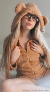 Would you cuddle with me in my bear suit part 1