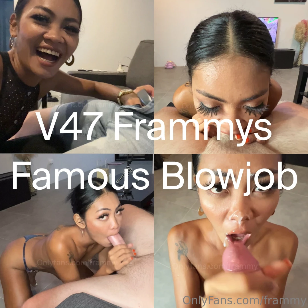 New video v47 frammys famous blowjob if you re new to my page and want 