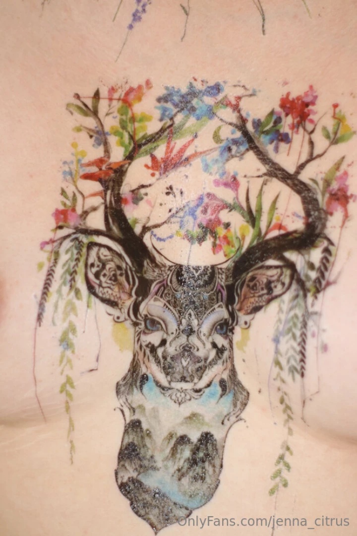 Are you a tattoo fan here are several pics featuring my boobs and some part 1 