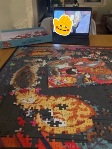 I m back home although a little sick that s okay though i m enjoying