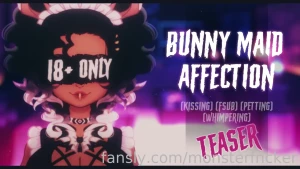 Bunny maid affection audio teaser well because master you know how i