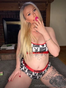 Go check out my horny hot blonde bestie she s ready to be a cumslut