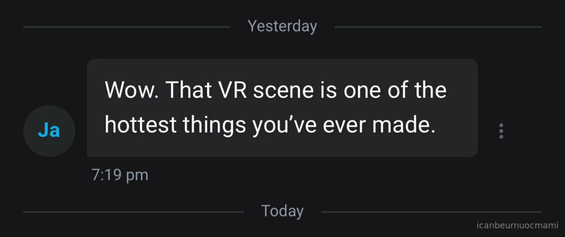 Happy to hear the vr scene is being well received i wish all of you 