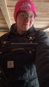 Was out working on the house today