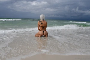 Water was a little cold today