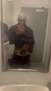 Early bird catches the watch me jerk my dick at work