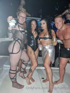 Black party on the yachts