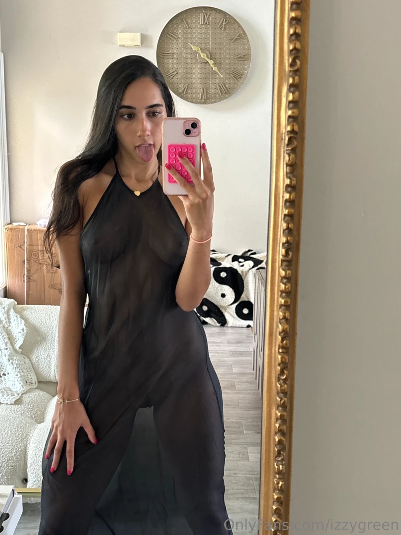 Half of my wardrobe is see-through 