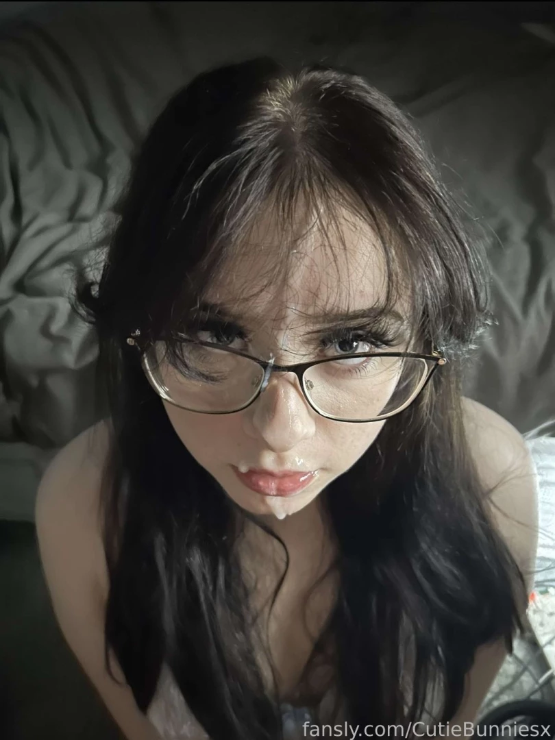 Im such a slut fyp facial young cute goth part 2 