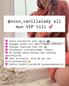 Edelleen suosittelen omaa vip tili ni xoxo_vanillalady