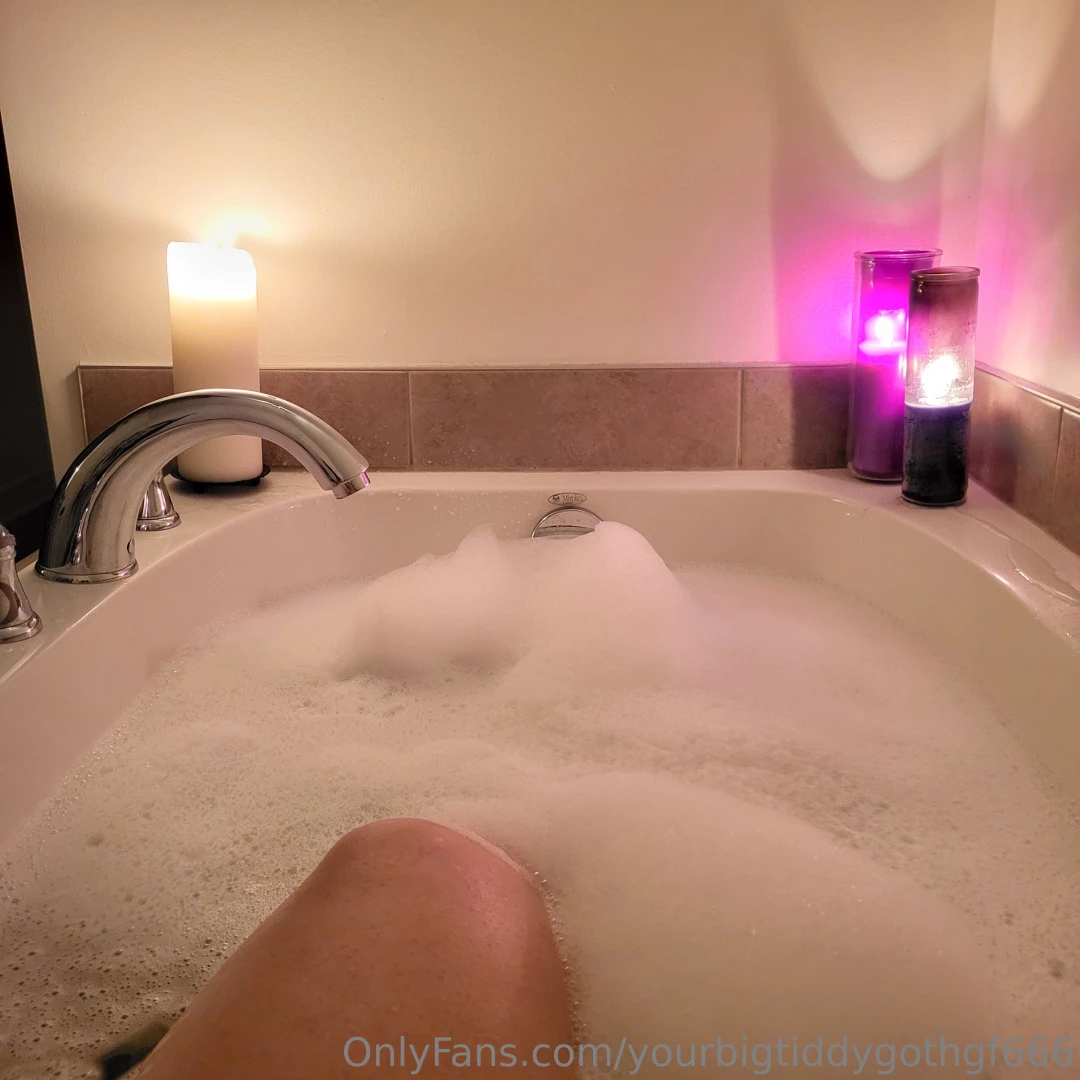 Feeling a bit sick today taking a bath hoping to feel better 