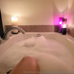 Feeling a bit sick today taking a bath hoping to feel better