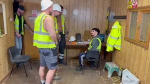 Builders break room are manager was away for a bit so when he came