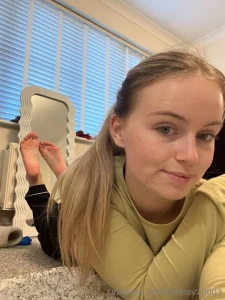 Love laying on my front with my feet in the air just missing one thing