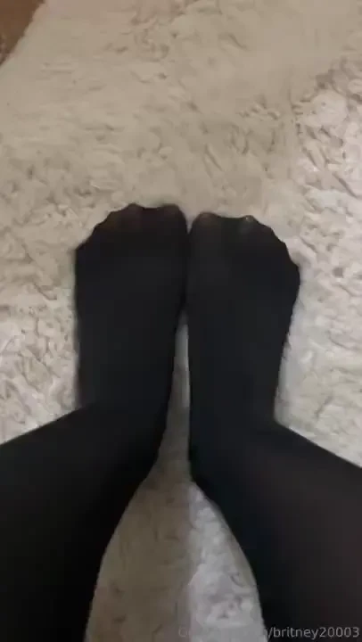 What colour is my pedicure under these nylons 