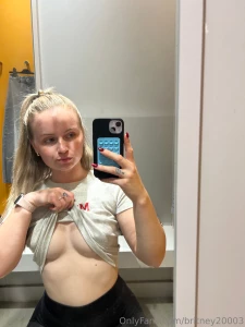 Shopping and trying on clothes