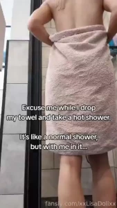 Milf ass pawg towel natural slim blonde teacher british shower