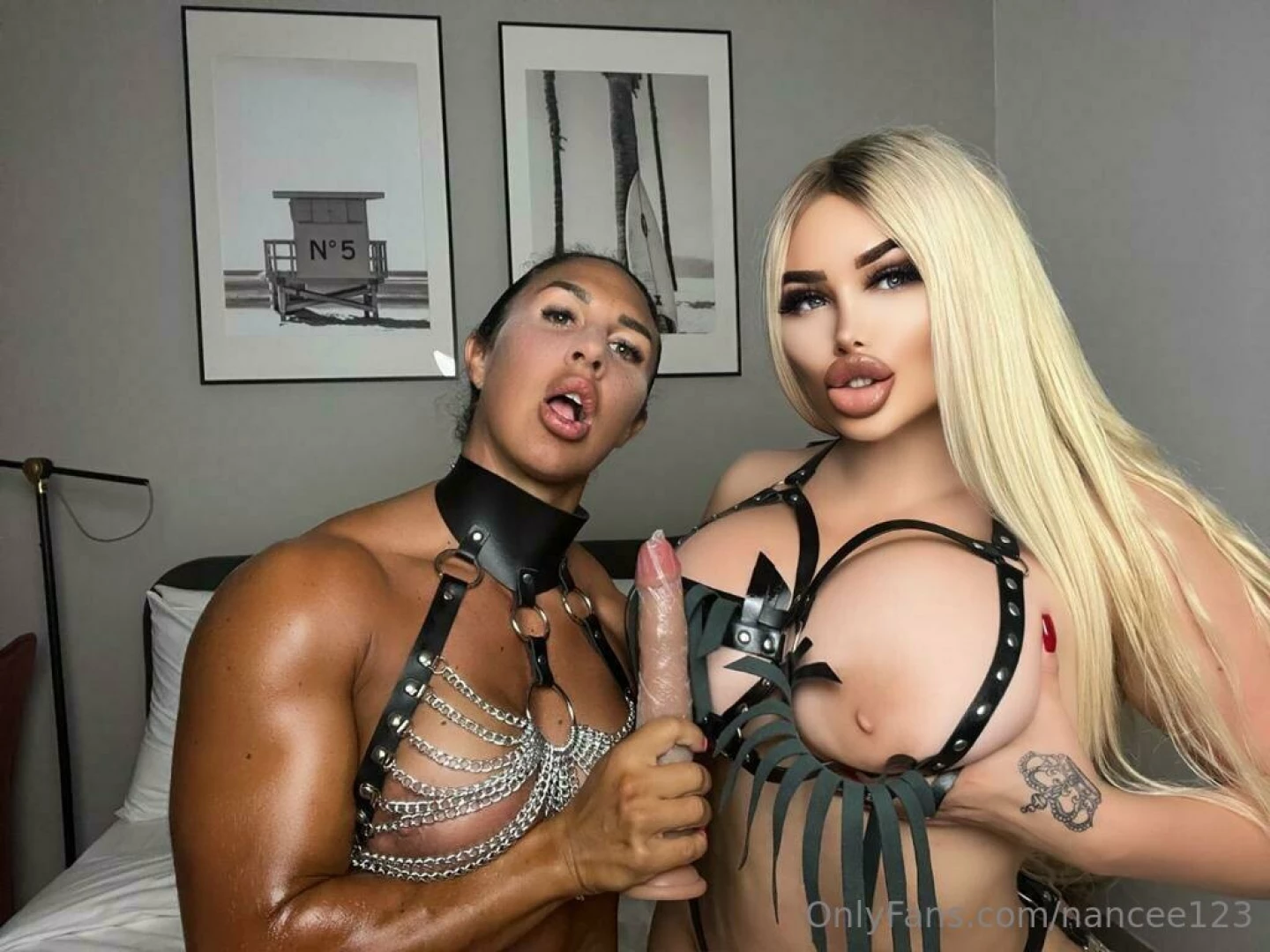 Muscle babe takes on porn star bibibugatti who s ready 