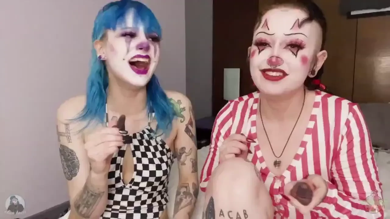 These two bratty clowns have seen your penis and it s making them 