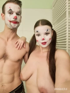 Very excited that this hot long clown video with tommy shaft and clown