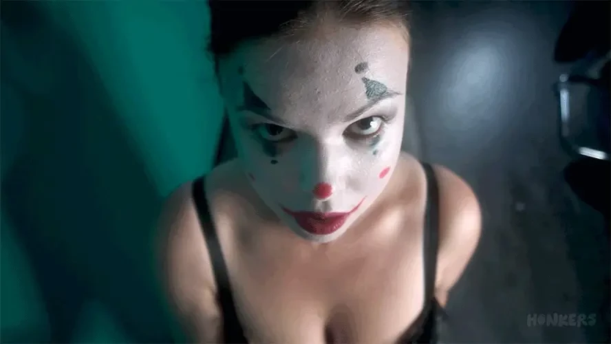 This super hot pov blowjob scene with clown nina is coming out later 