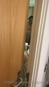 Hubby catching me sucking a bbc in the toilets no need to say what