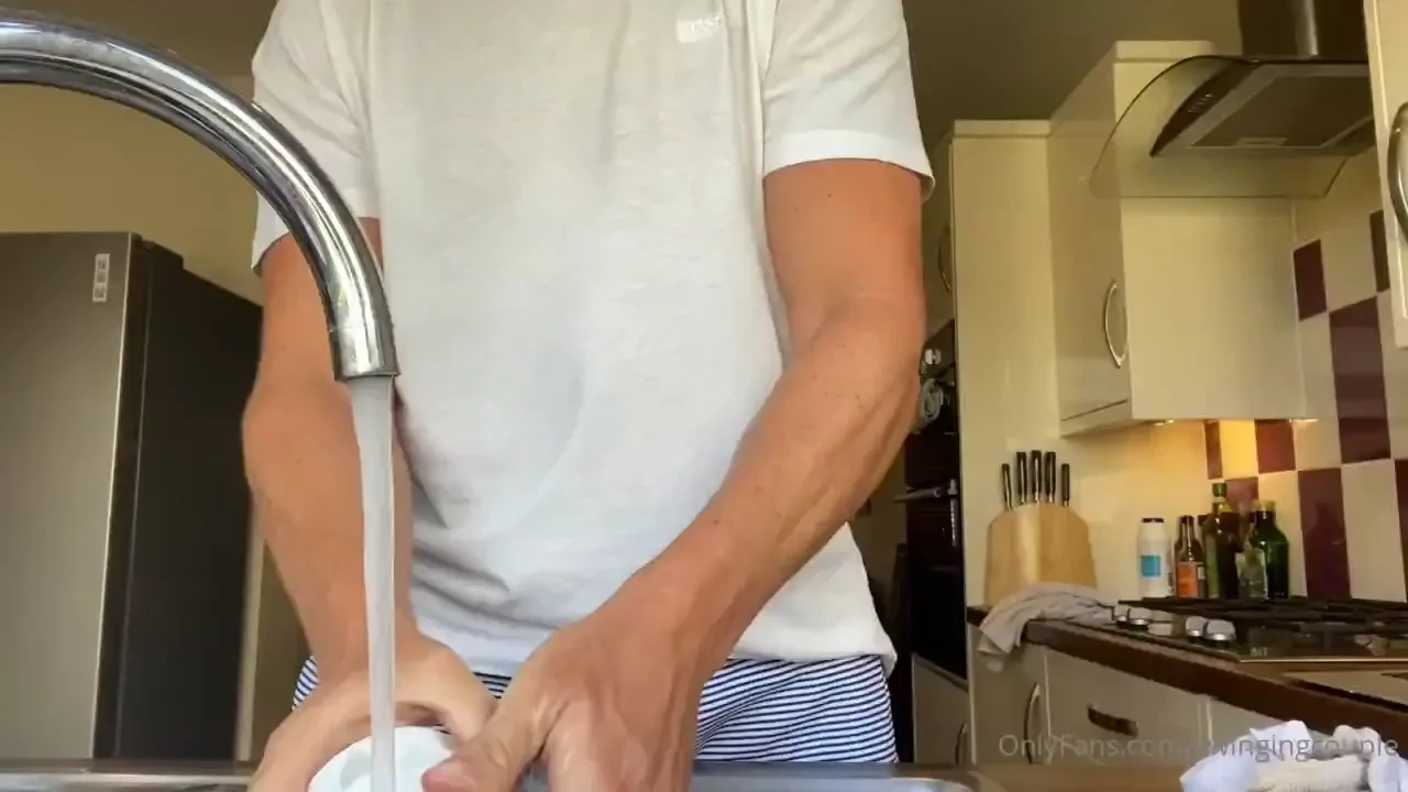 He only wanted to do the dishes but i had other ideas i m so horny for 