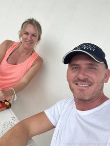 Me and the hubby taking a break from the sun today marcrosexxx