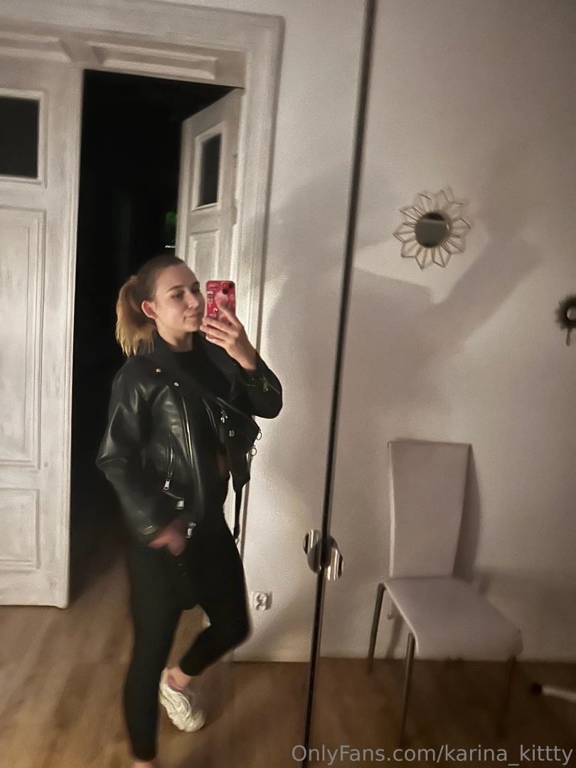 I like leather things so much isn t it true that i look weird in this 