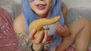 Dildo sucking part 10