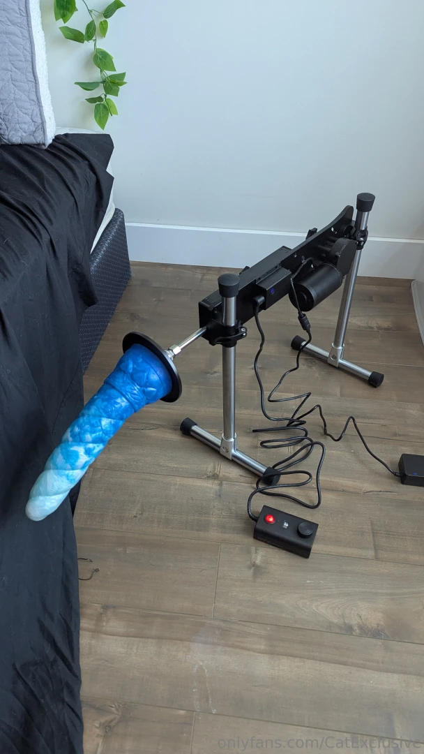 Omg after two shipping delays my fuck machine finally got here and it 