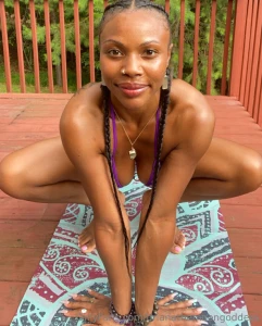 This mat witnessed a lot more than just yoga