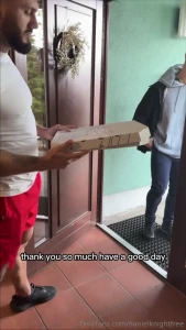 Pizza delivery turned unexpectedly exciting