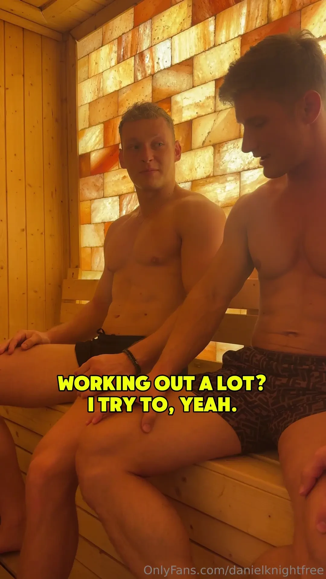 Fitness str8 guy in sauna comes to my place to play asti slavic 