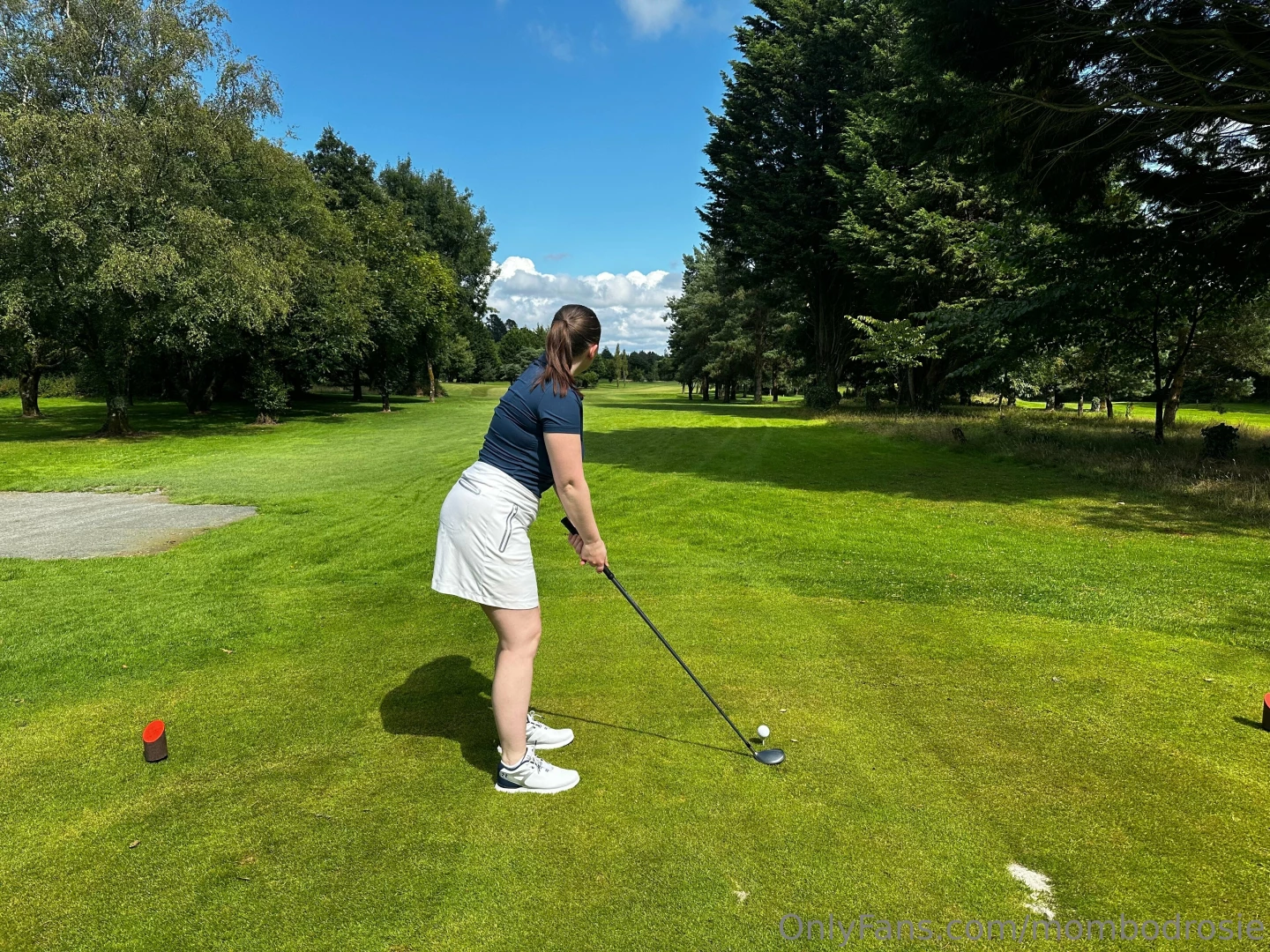 It s busy on the golf course today but hopefully i ll get some naughty 