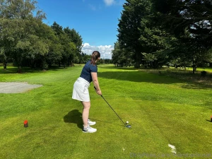 It s busy on the golf course today but hopefully i ll get some naughty