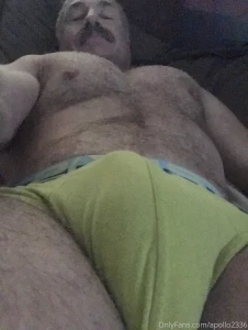 Lounging around like my bulge