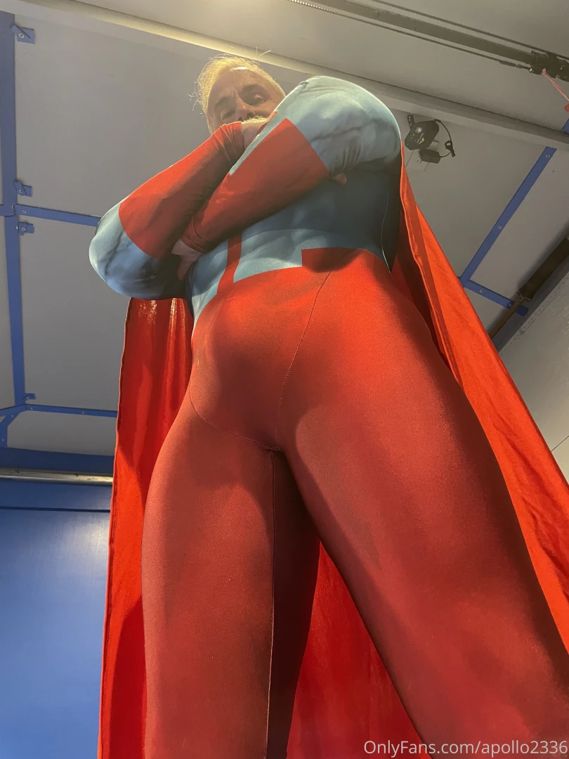 Omniman proudly beats another hero 