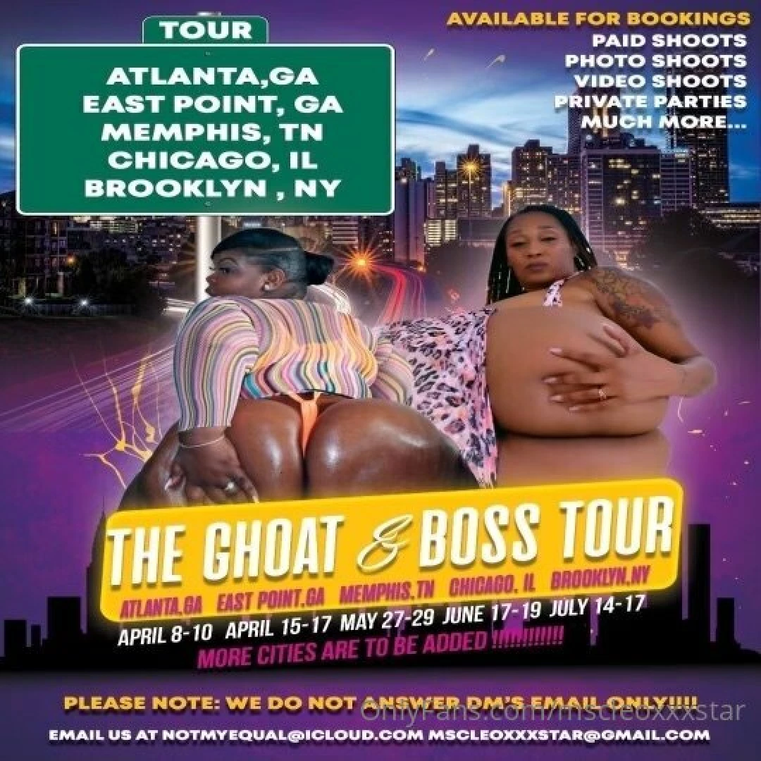 Line up for the nrxt few months other cities will be added deposit part 1 