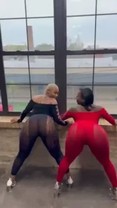 New lesbian strap on video dropping soon with barbeebandz i got to