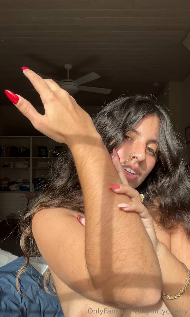 Sunlit arm hair 