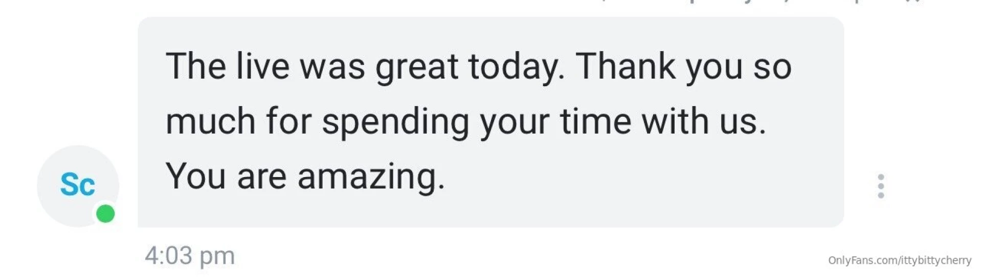 Today s live was so fun if you missed out i sent the hour long 