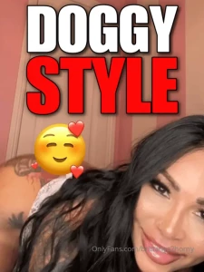 brittanya2horny - Bending me over doggystyle giving my creamy pussy a pounding just how 