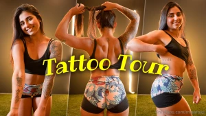 Tattoo tour my body art join me for an intimate tattoo reveal as i