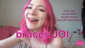 Total runtime 18 mins includes braces joi braces fetish amp cum on my