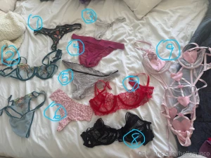 Flash panties amp bra sale tell me which one you want before you tip