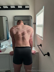 If i stay here long enough maybe i ll get a striped tan