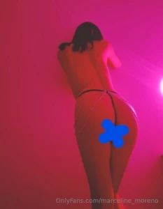 I am burning in fire unlock this hot photosession in red and see my