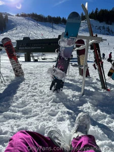 Fun trip up to mammoth aside from breaking my glasses part 3