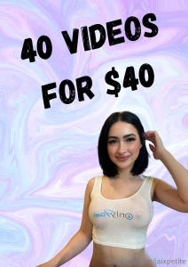 This is by far my craziest bundle yet 40 videos for 40 tons of fucking